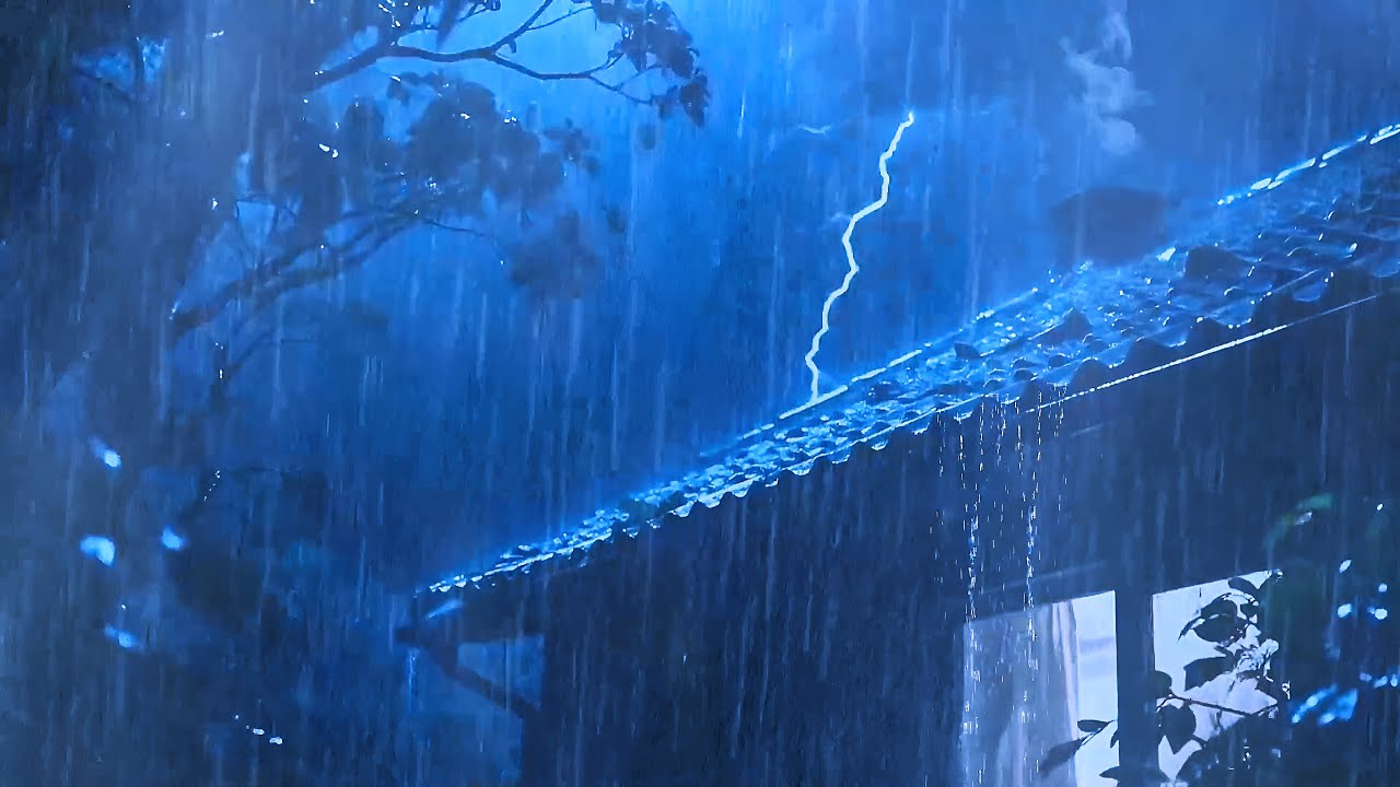 Sleep Through the Night 🌩️ Powerful Thunderstorm Sounds for Insomnia Relief & Deep Rest