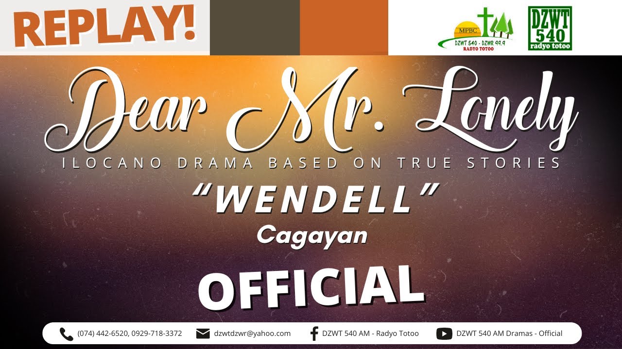 Dear Mr. Lonely - Wendell (Old Record) #DearMrLonelyOfficial