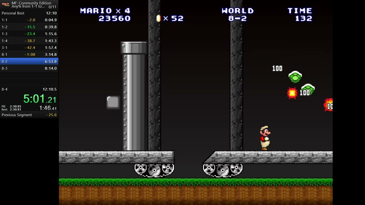 Mario Forever Community Edition Any% in 9:05