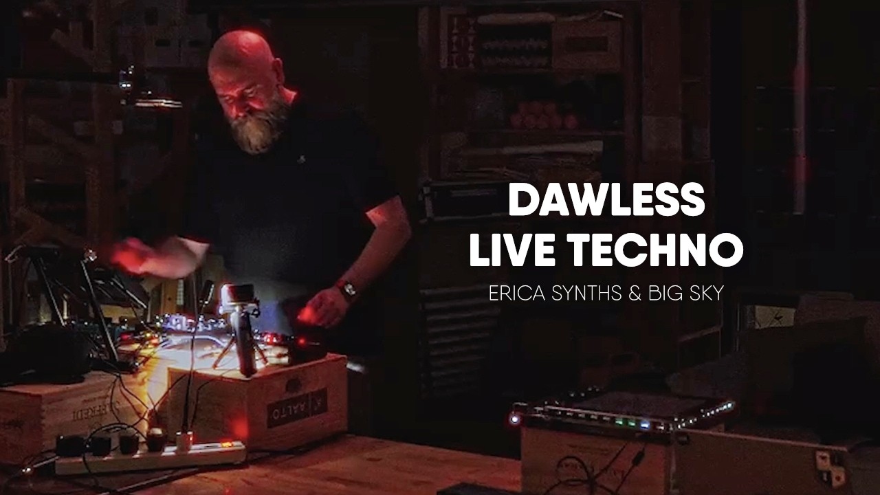 Dawless Techno Liveset | Erica Synths LXR-02, DB-01, Zen Delay | 59 Perlen