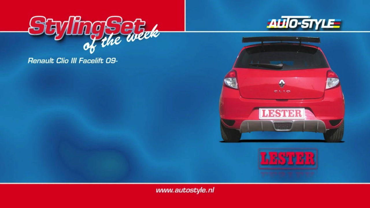 StylingSet Renault Clio III Facelift by AutoStyle