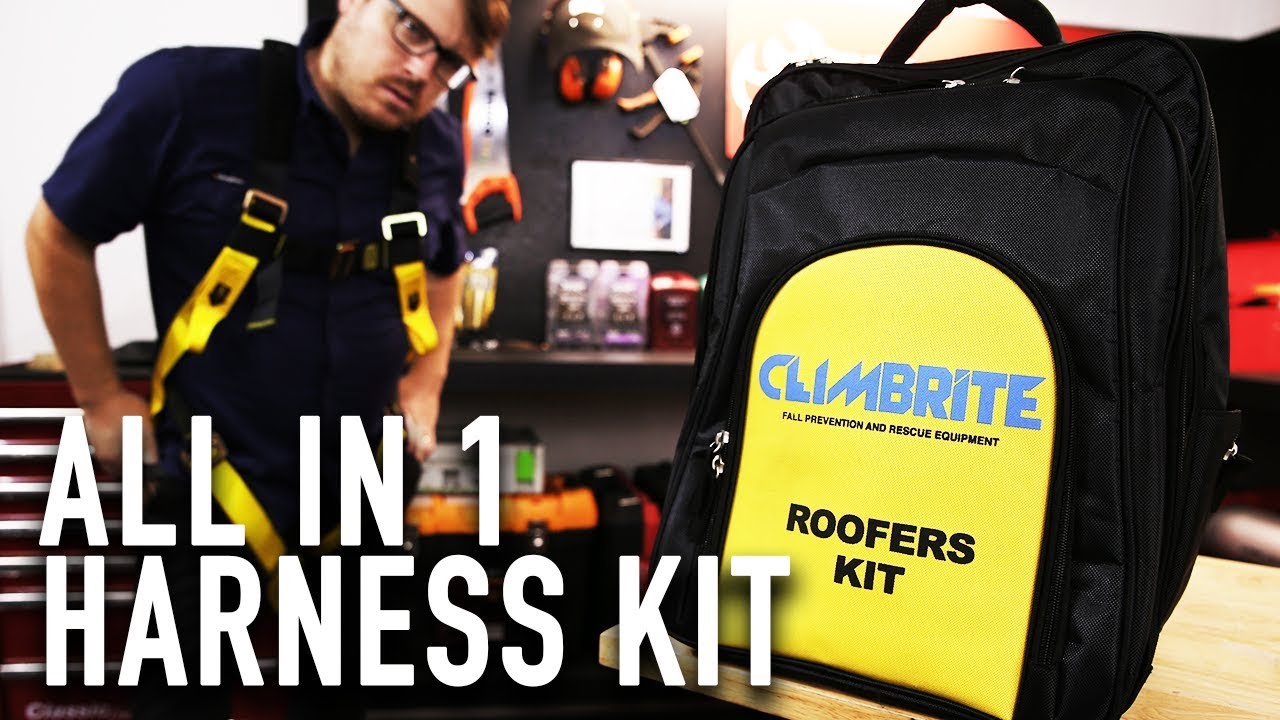 All in one -  Roofers Safety Harness Kit from Climbrite - A closer look