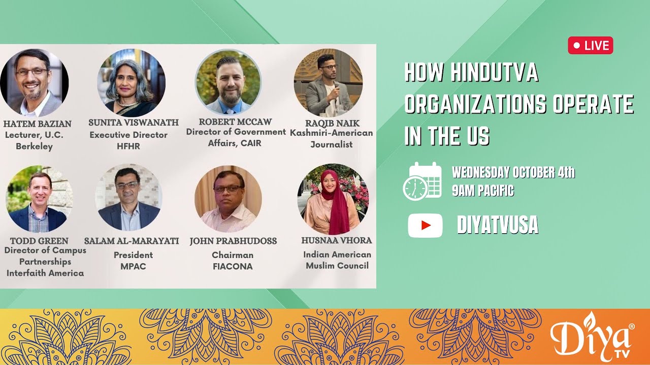 How Hindutva organizations operate in the US | Hindus for Human Rights | Diya TV
