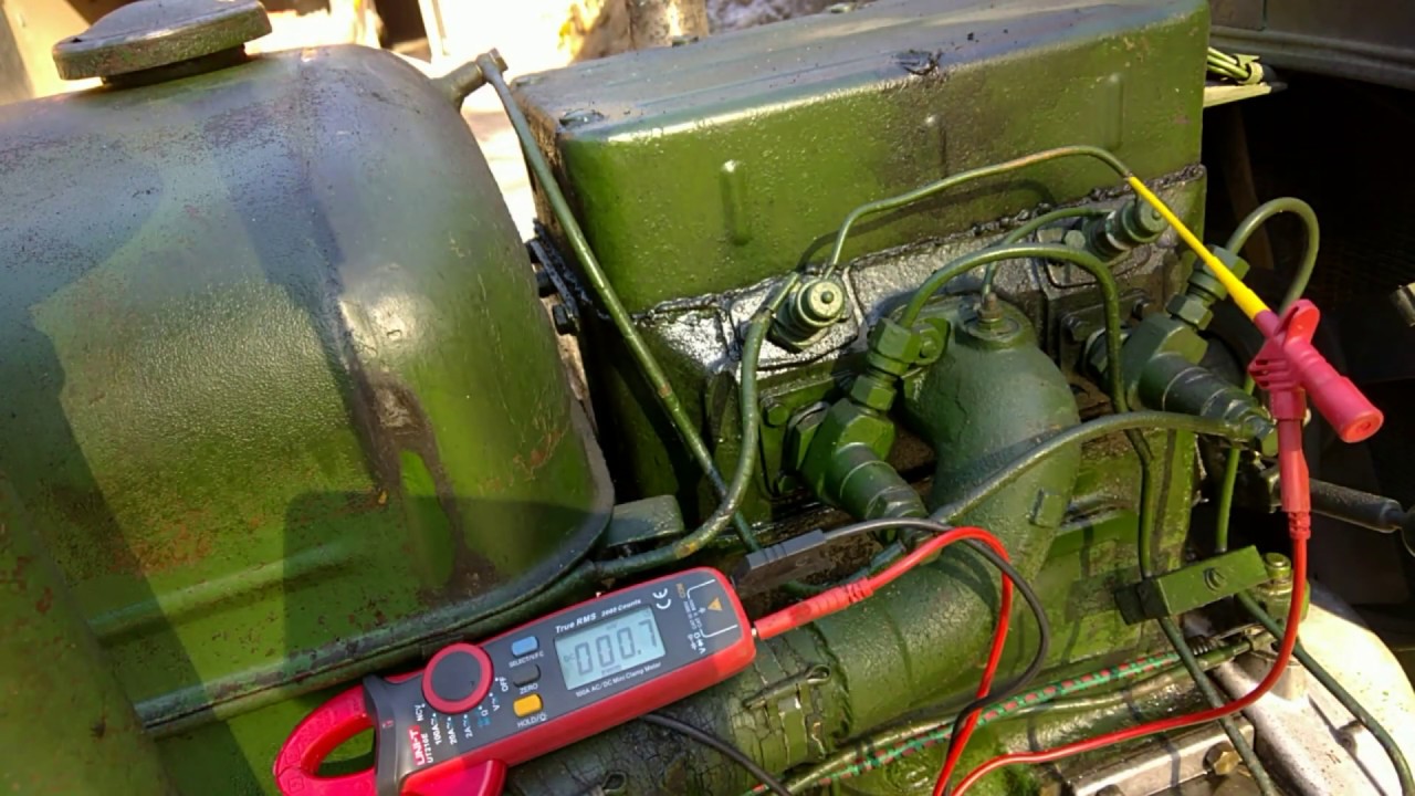Zetor 25A  Heater & Generator currents/voltages.