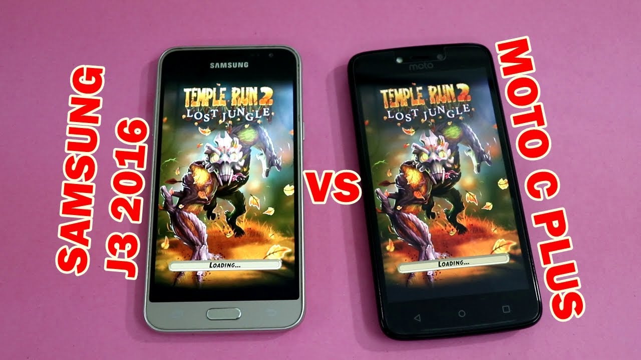 Samsung Galaxy J3 2016 Vs Moto C Plus Speed Test