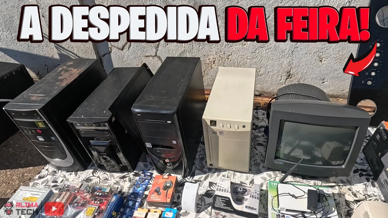 MAIS QUENTE QUE PC GAMER! 🌡️ ÚLTIMA CAÇADA de 2025 na FEIRA DO ROLO.