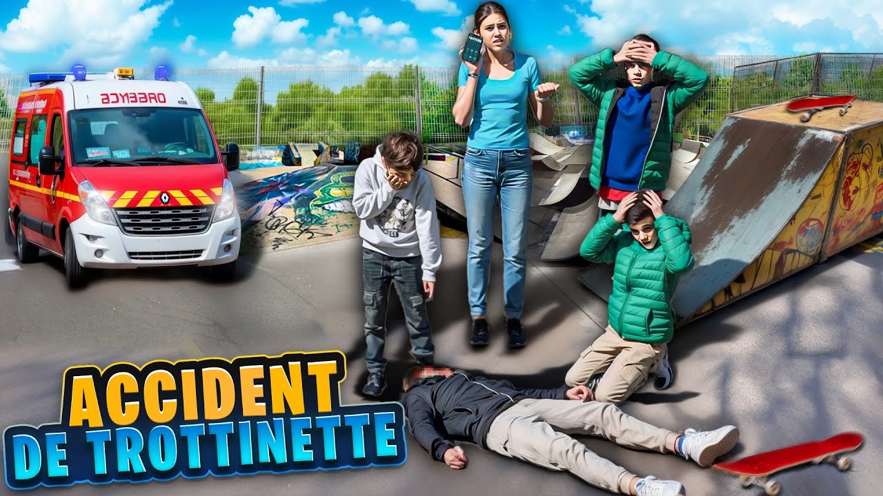 CODI POUSSE TOMMY AU SKATE PARK, ON DOIT APPELER LES POMPIERS !