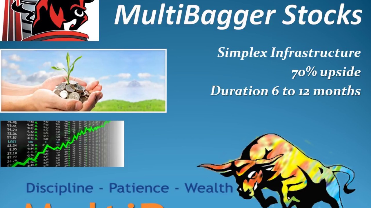 Multibagger Stocks  - Simplex Infrastructure - 70% - duration 6 to 12 months !!!