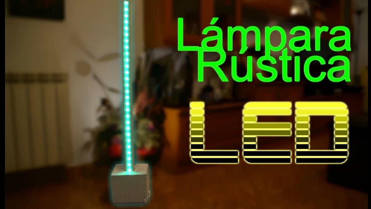 ✅Lámpara Rústica LED LED Rustic Lamp