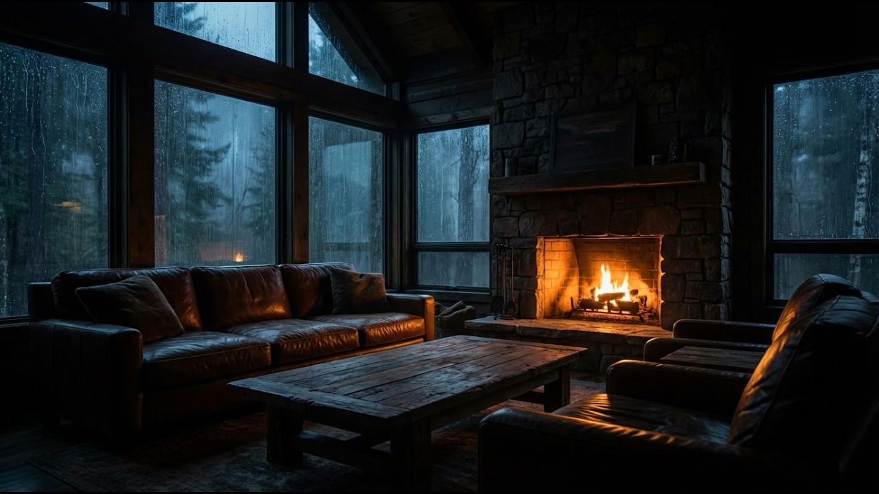 Relaxing Forest Rain Sounds with Piano Music for Meditative Calmness and Rest