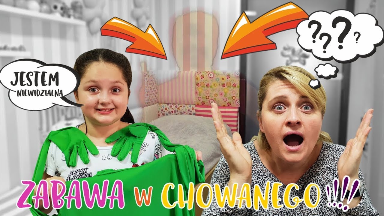 ZABAWA W CHOWANEGO 😜 JESTEM NIEWIDZIALNA 😱