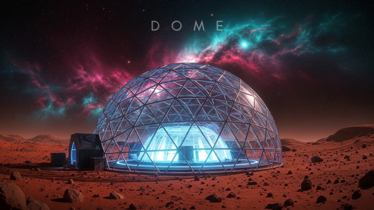 Luminous Dome on the Red Planet  | Deep Space Sci Fi Ambient Music