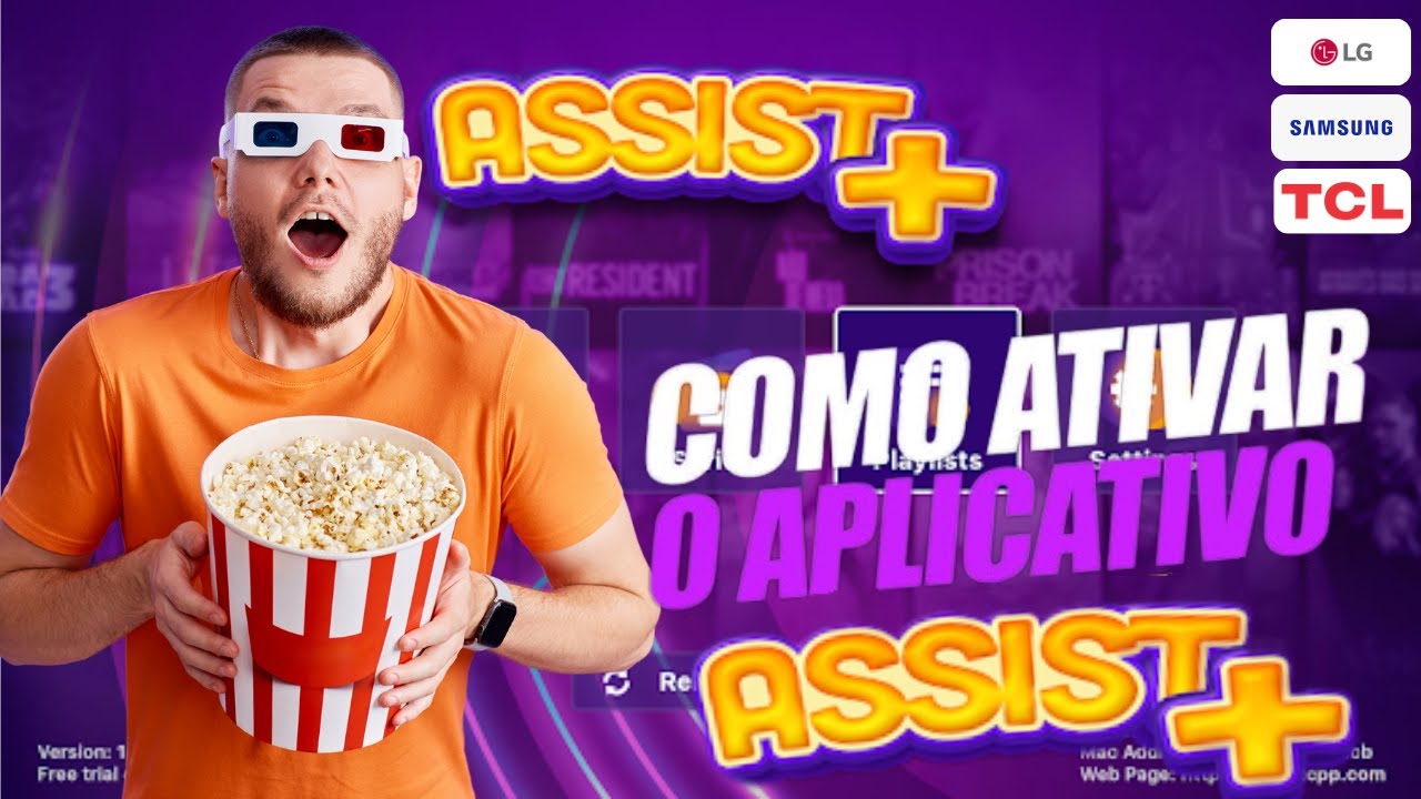 Assist Plus N&atilde;o Trava e Funciona nas Smart TVs Samsung, LG e Roku