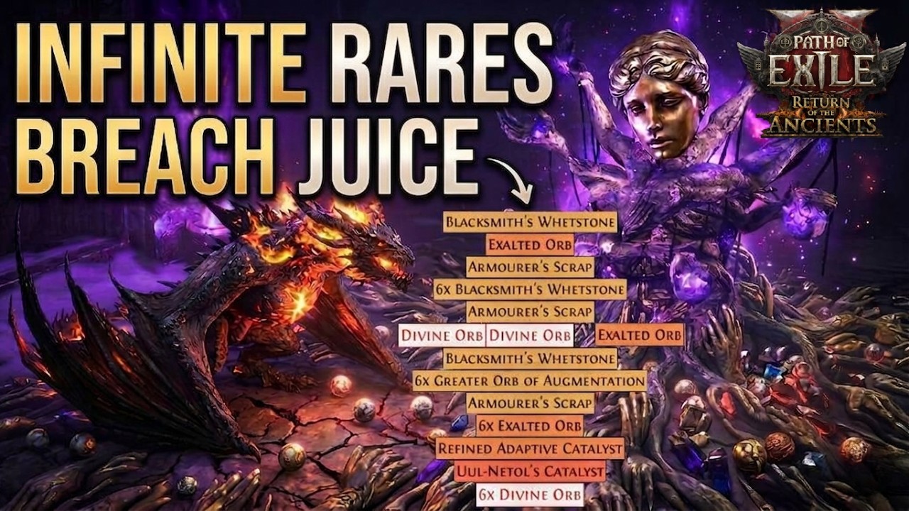 BREACH IS PRINTING! Rarity Stack Wyvern Oracle Juice Farming Build - Path of Exile 2 0.5