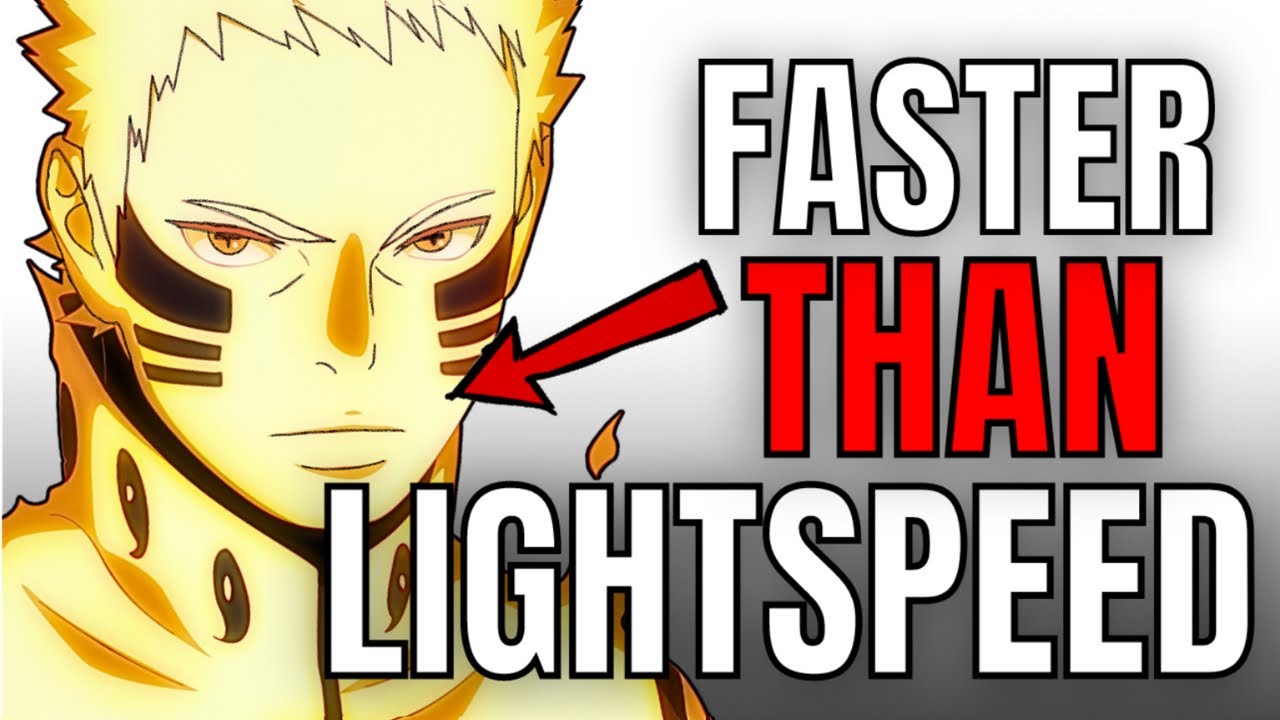 Naruto is FASTER Than Light Speed