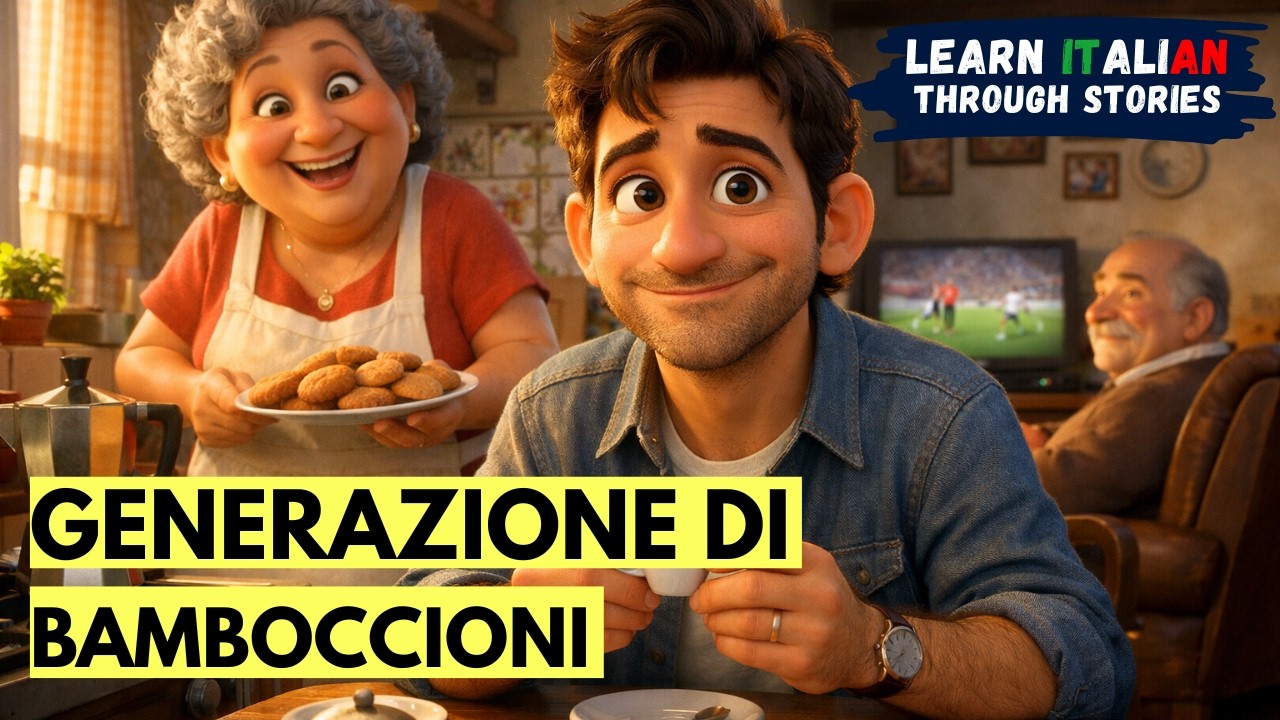 Perch&egrave; gli italiani vivono con i genitori fino a 30 anni? | Learn Italian with a B1 Story