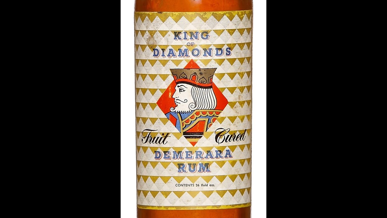 The King of Diamonds Demerara Rum (1980s)