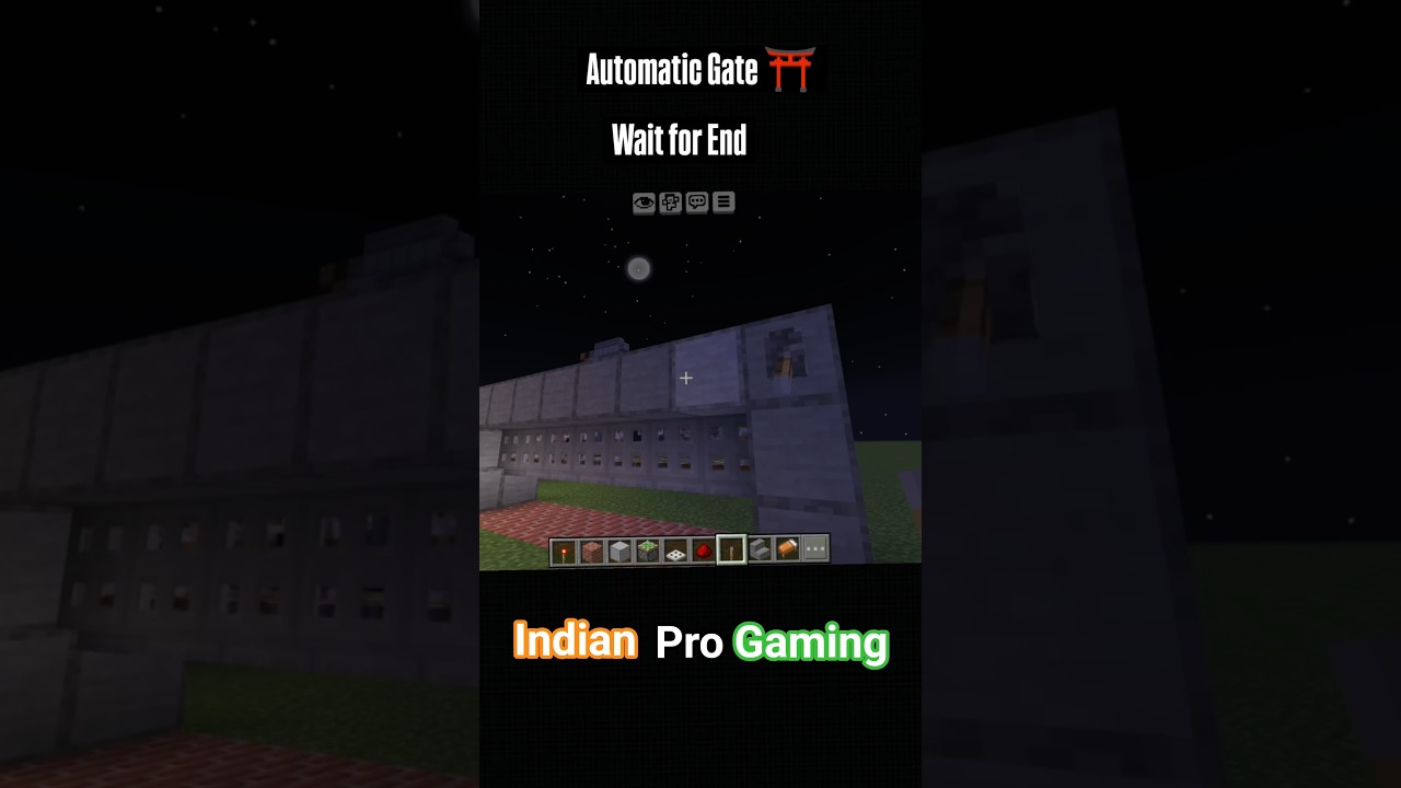 Minecraft Automatic Gate⛩️|| 