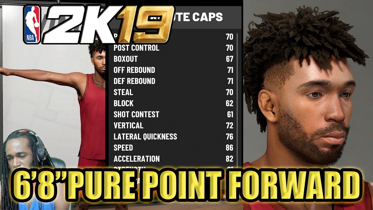 NBA 2K19 - BEST PURE POINT FORWARD 6'8