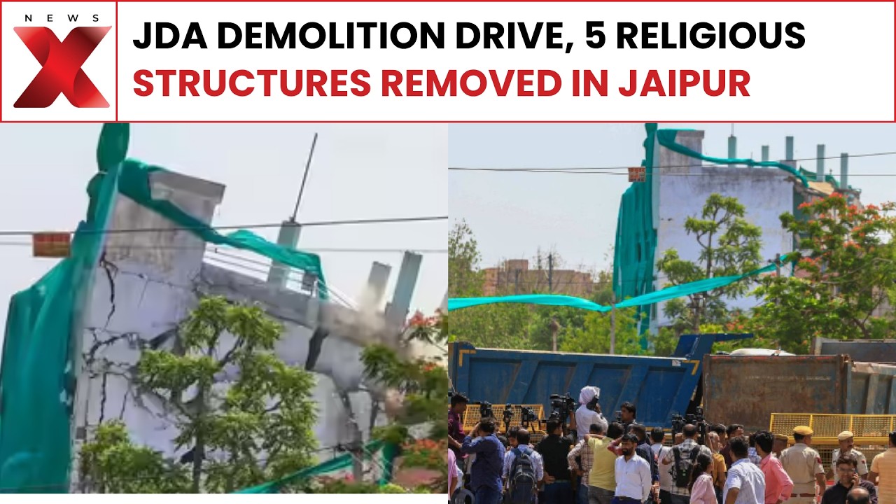 Jaipur On High Alert, 5 Religious Structures Targeted for Road Expansion Project | NewsX