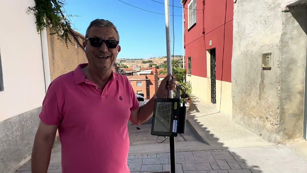 Toma de puntos con nuestro sistema 3D.