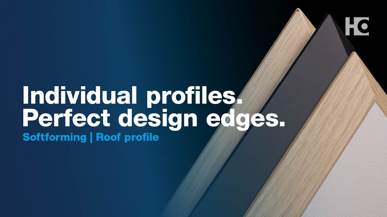 Edge banding machine: EDGETEQ S-500 Softforming | Roof profile