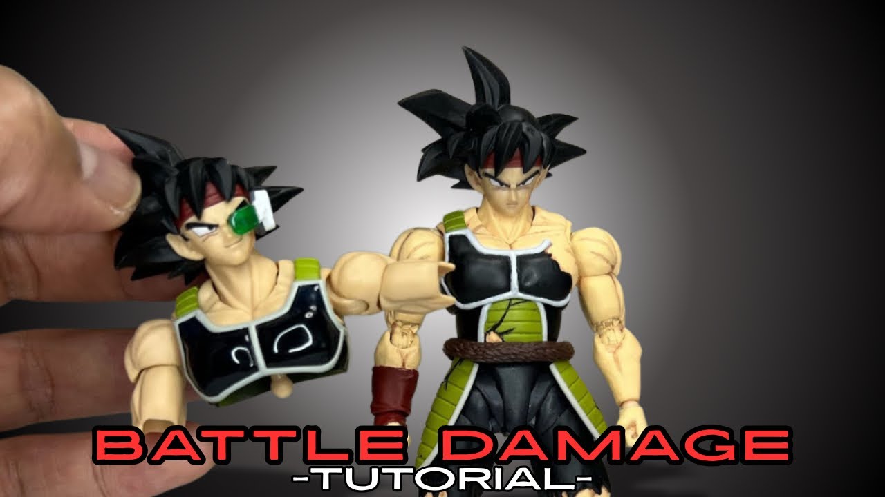 BARDOCK BATTLE DAMAGED CUSTOM | HOW TO | TUTORIAL | BREAKDOWN | SH FIGUARTS BARDOCK