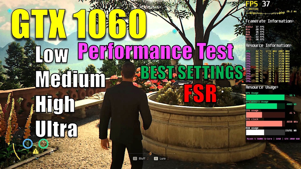 007 First Light | GTX 1060 | Все настройки + Оптимальные настройки | Тест производительности