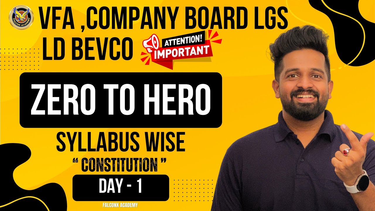 2025 VFA COMPANY BOARD LGS LDC BEVCO | DAY 1 KERALA PSC | IMDIAS KHAN 