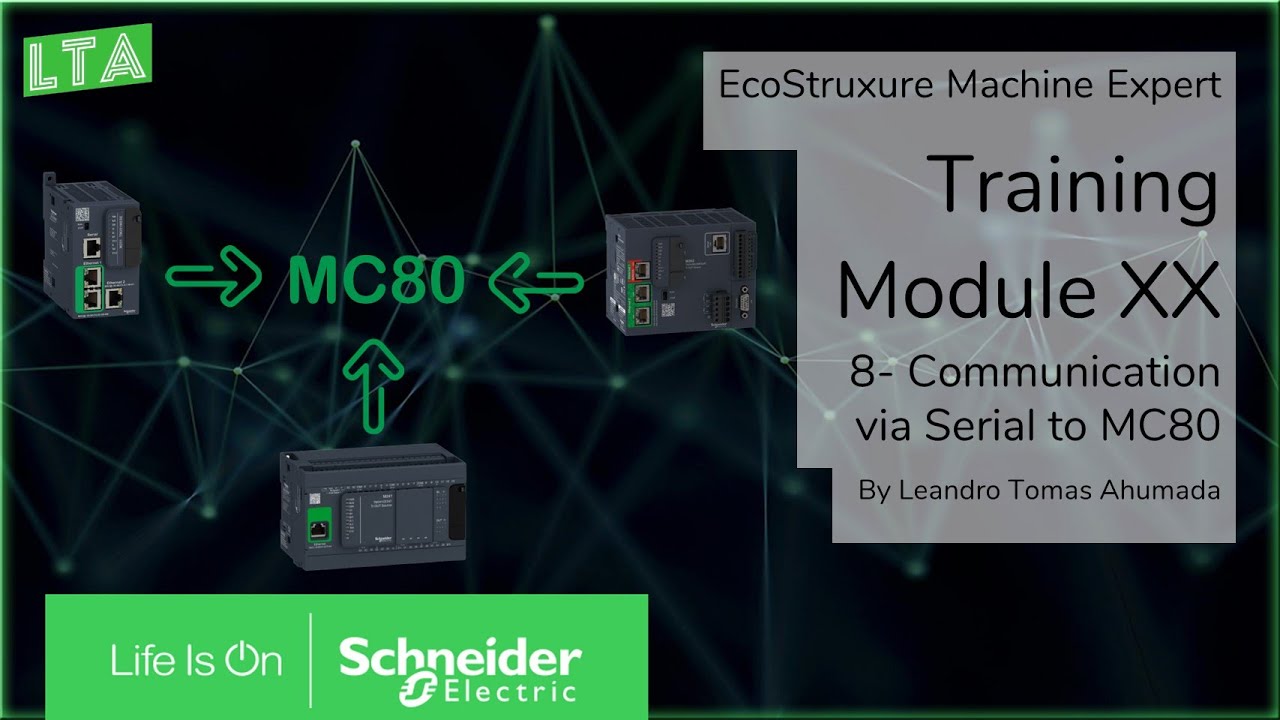 EcoStruxure Machine Expert Training - M10.8 Communication beetween M2xx with MC80 (Modbus Serial)