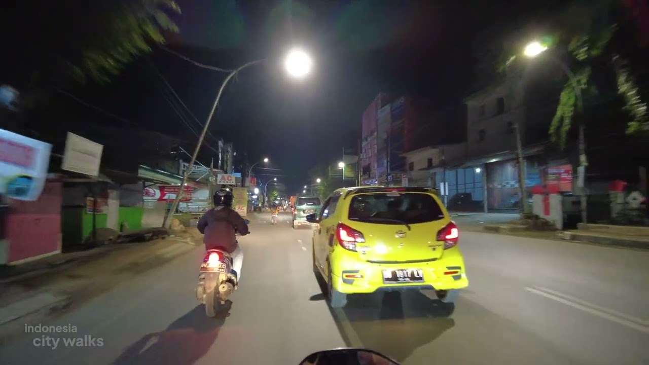 Motoran Malam ke Gowa - Jl. A. P. Pettarani menuju Jembatan Kembar Gowa