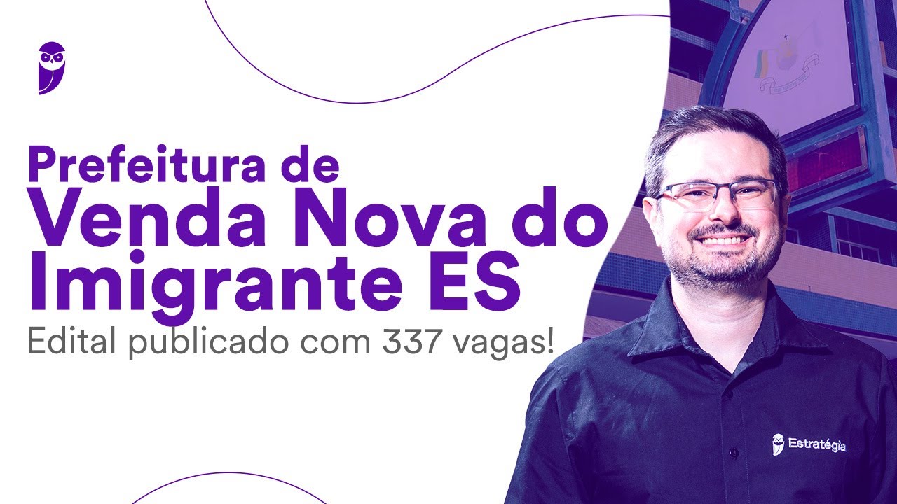 Prefeitura de Venda Nova do Imigrante ES: edital publicado com 337 vagas!