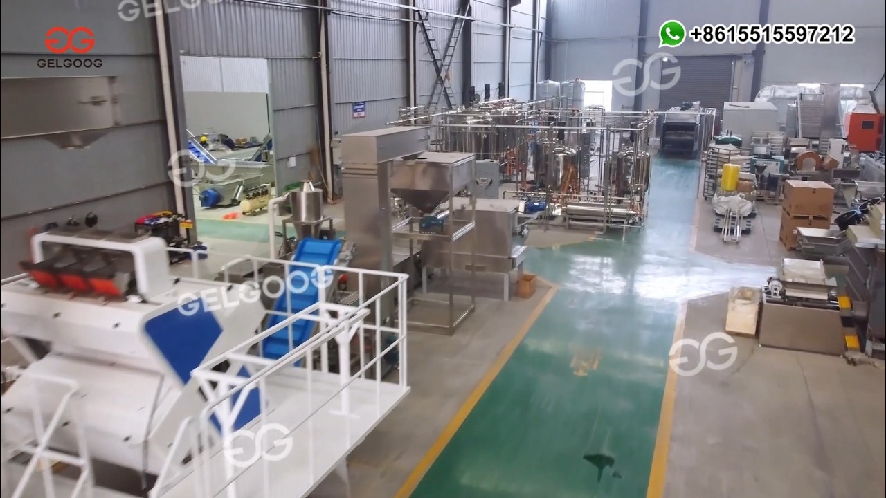 Plumpy peanut butter factory production line in Nigeria