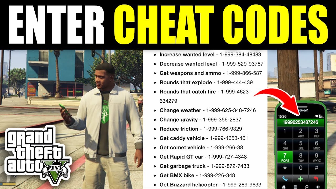 Как вводить чит-коды в GTA 5 (PS4, PS5, Xbox и ПК)