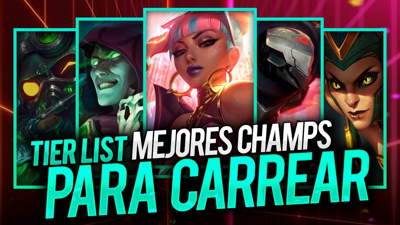 TIER LIST DE LOS MEJORES CAMPEONES PARA CARREAR S12 (win condition)