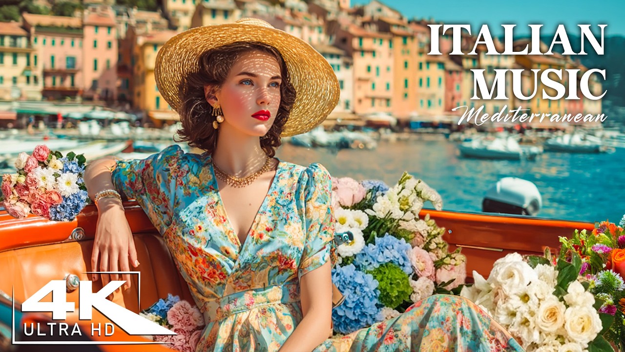 Morning in Italy 🎶🌞 Chill Mediterranean Music & Relaxing Coastal Scenery