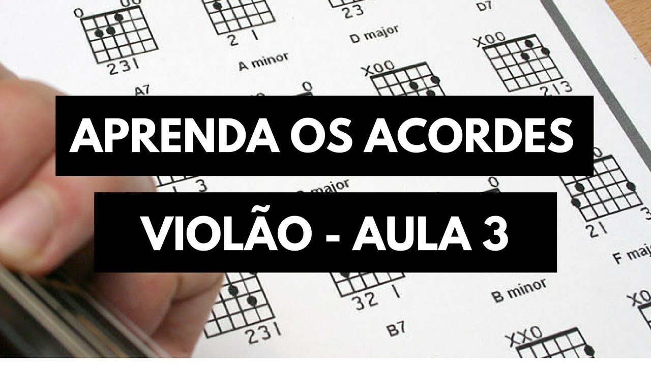 Aprendendo Acordes no Violão - Aula 3