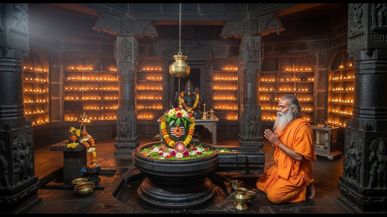 Ancient Shiva Mantra | Lingashtakam Stotram – Worship of the Infinite Shiva (Lyrics Included)