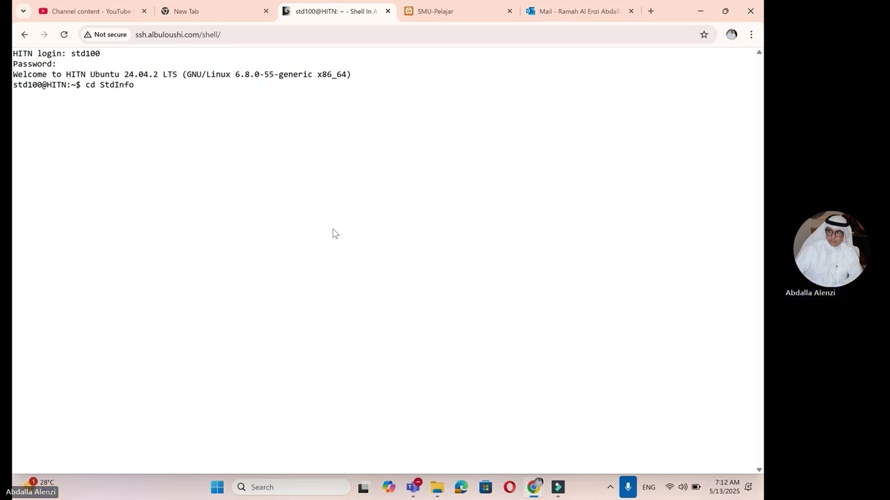 المحاضرة 12 من مقرر نظام االتغشيل Linux - شرح الرموز الخاصة + الملفات المخفية + أمر Find