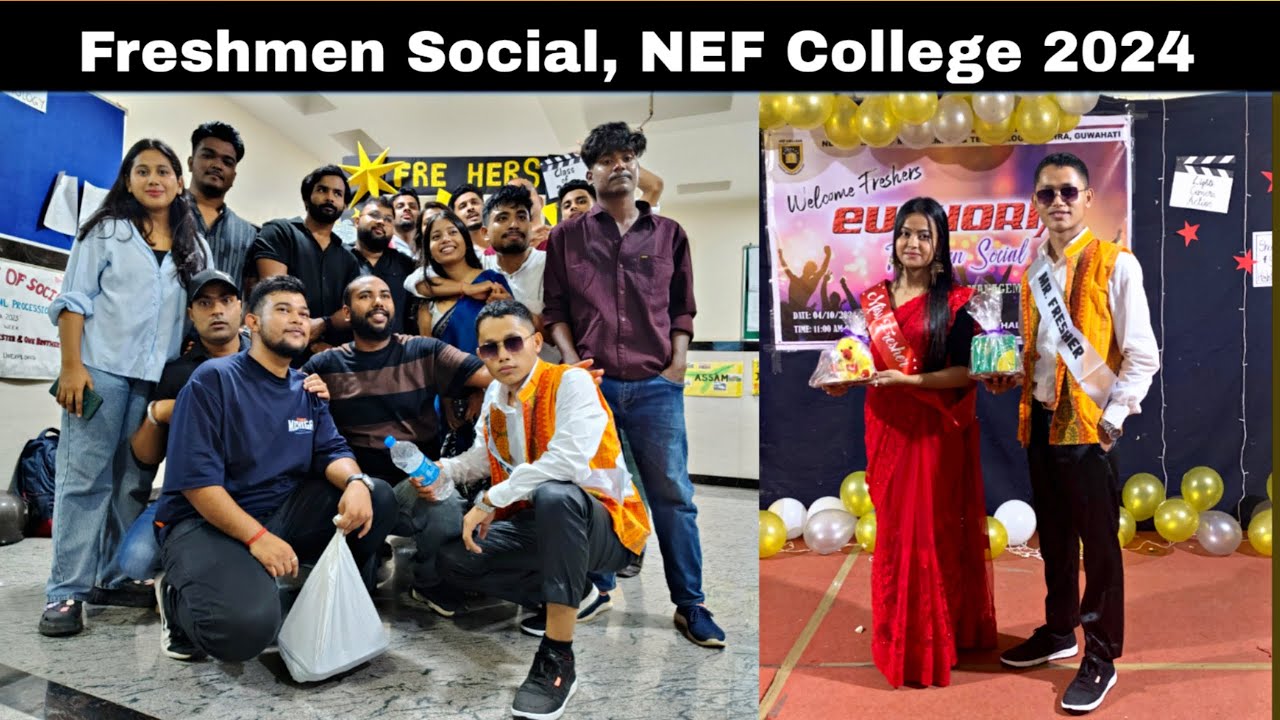Freshmen Social, NEF College 2024❤️| I Became Mr. Fresher🔥🤩 @Cheangku.S.Nengminja
