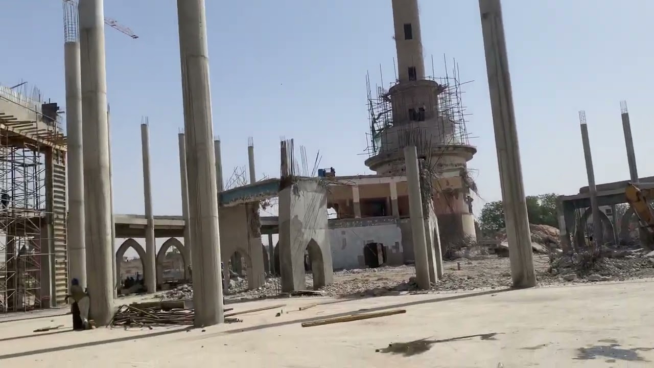 L’état d’avancement des travaux de la grande Mosquée de Tivaouane en Mars 2022