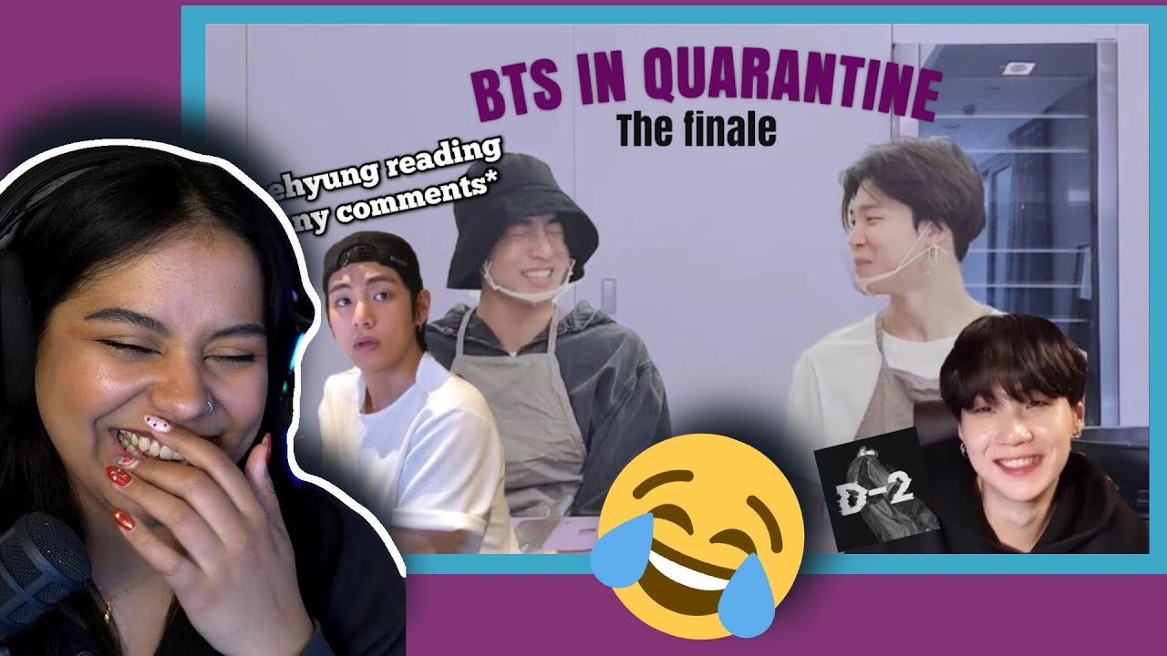 BTS in quarantine 'the finale' REACTION😂