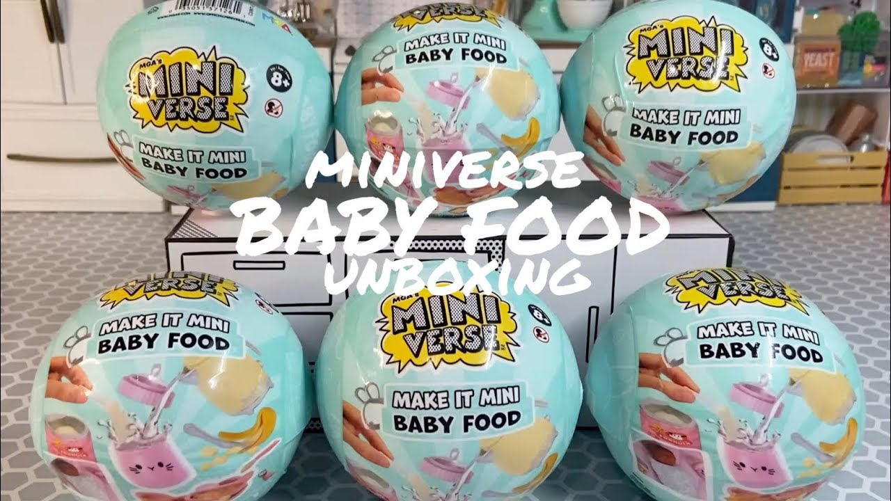 *NEW MiniVerse Baby Food series: UNBOXING 🍼