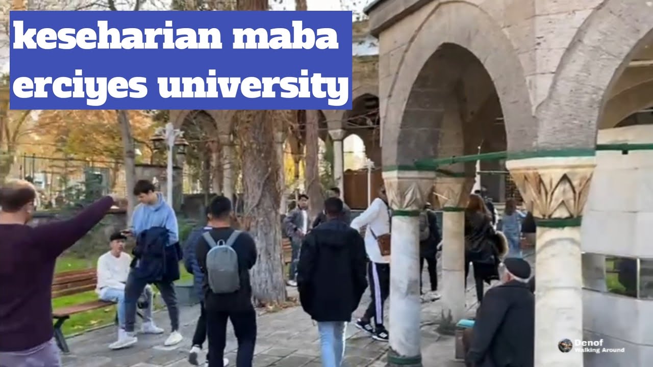 A DAY WITH STUDENT IN TURKEY || DENOF WAKLING AROUND