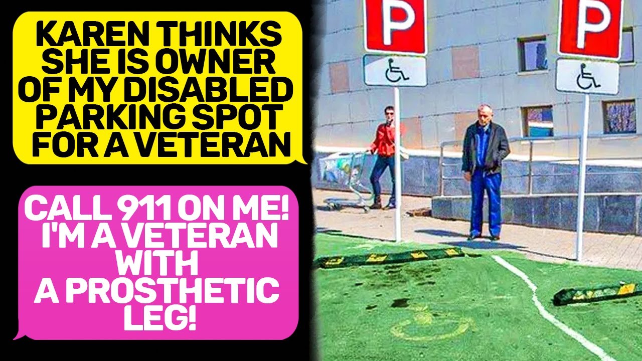 Karen believes She is the Owner of Disabled Parking Space! Calls 911 on a Veteran r/EntitledPeople