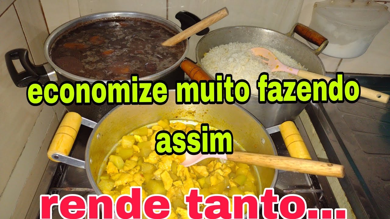 almoço rápido, fácil e super econômico para toda família