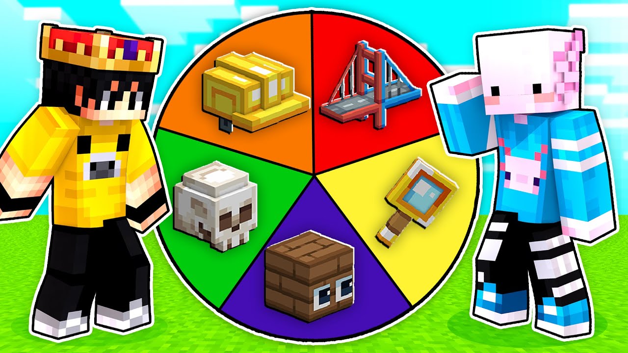 Minecraft'ta ÇARKTA NE ÇIKARSA ONU OYNA!