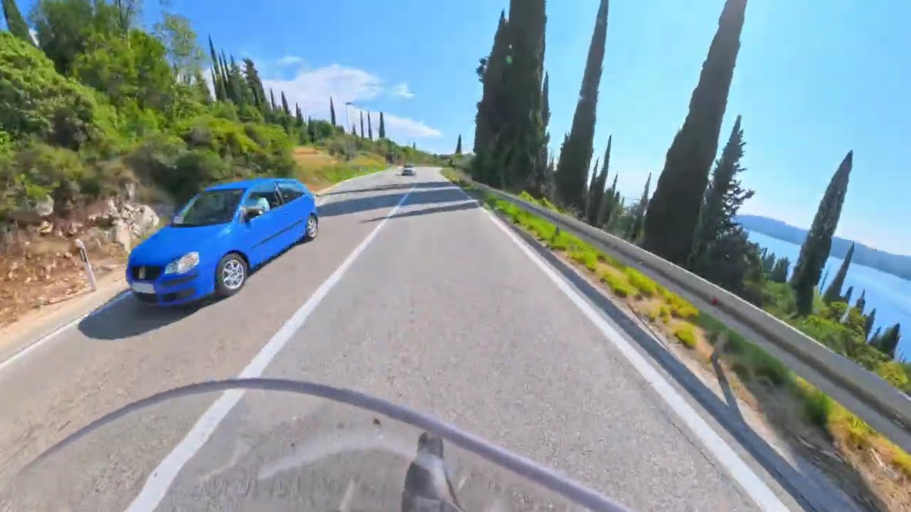 Motorbike the Balkans ep 31 - Dubrovnik Coast Drive 🇭🇷 | Scenic Road Along the Adriatic Sea (4K)