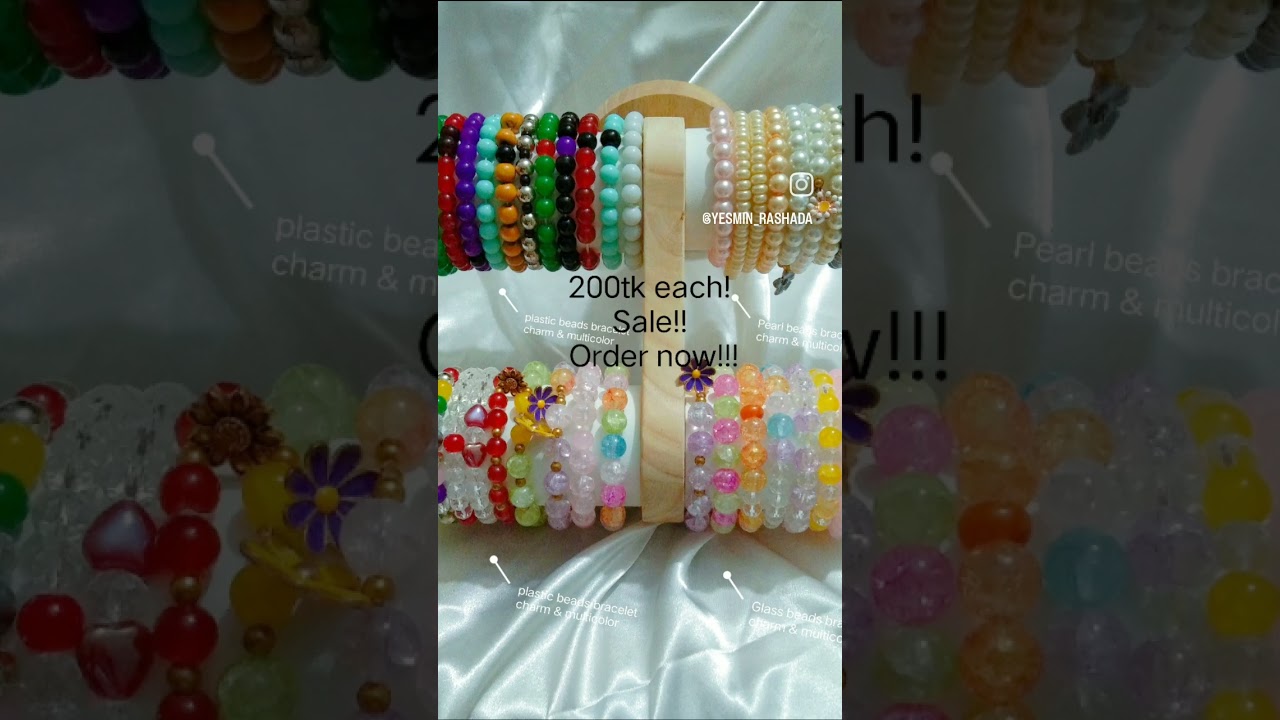 #Bracelets 4sale 200tk only                    facebook .com/creationsbyRashada #jewellery  #shorts