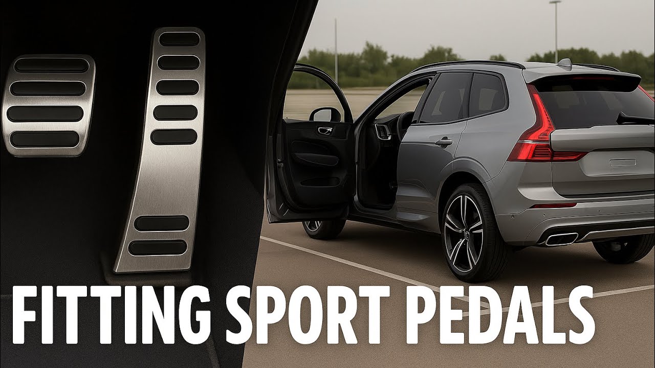 Как установить спортивные педали на Volvo XC60, S60, V60, XC90, V90, S90, XC40